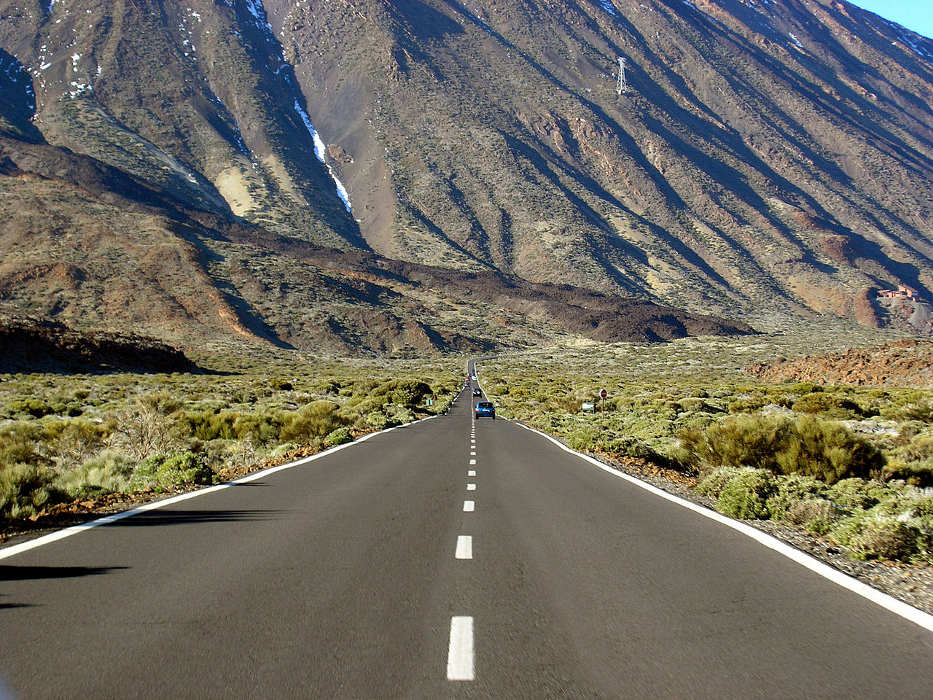 Straße zum Teide